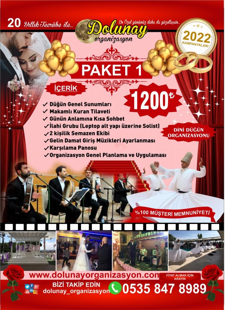 İslami Düğün Organizasyonu Paketi